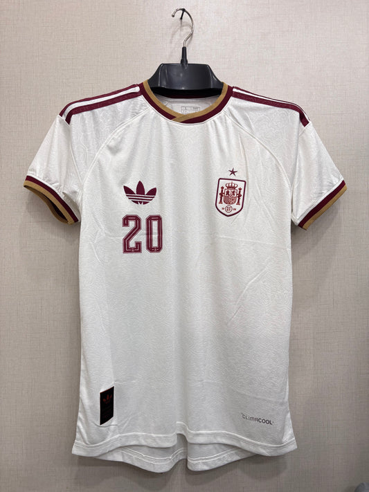 SPAIN AWAY FIFA CUP JERSEY 2026 (EMBROIDED LOGO)