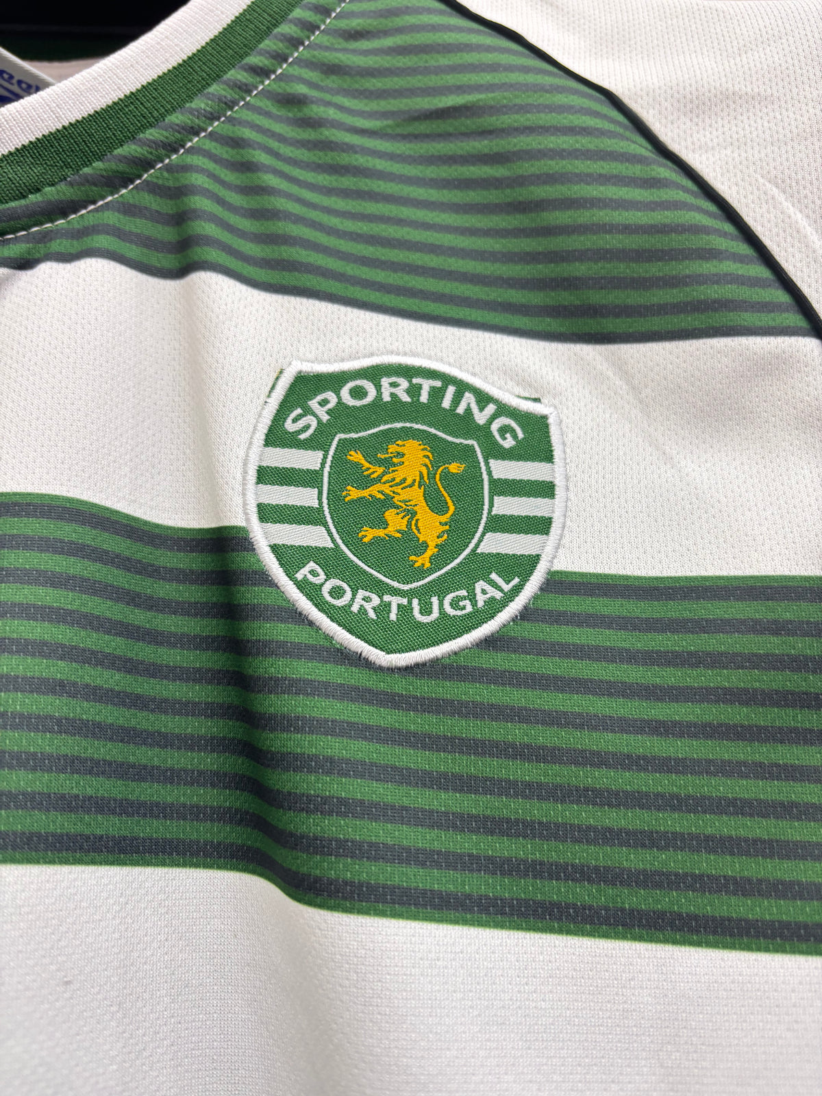 C RONALDO SPORTING 2001/03 SHIRT (embroided logo)