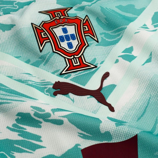 PORTUGAL AWAY FIFA CUP PLAYER VERSION JERSEY(TPU LOGO)