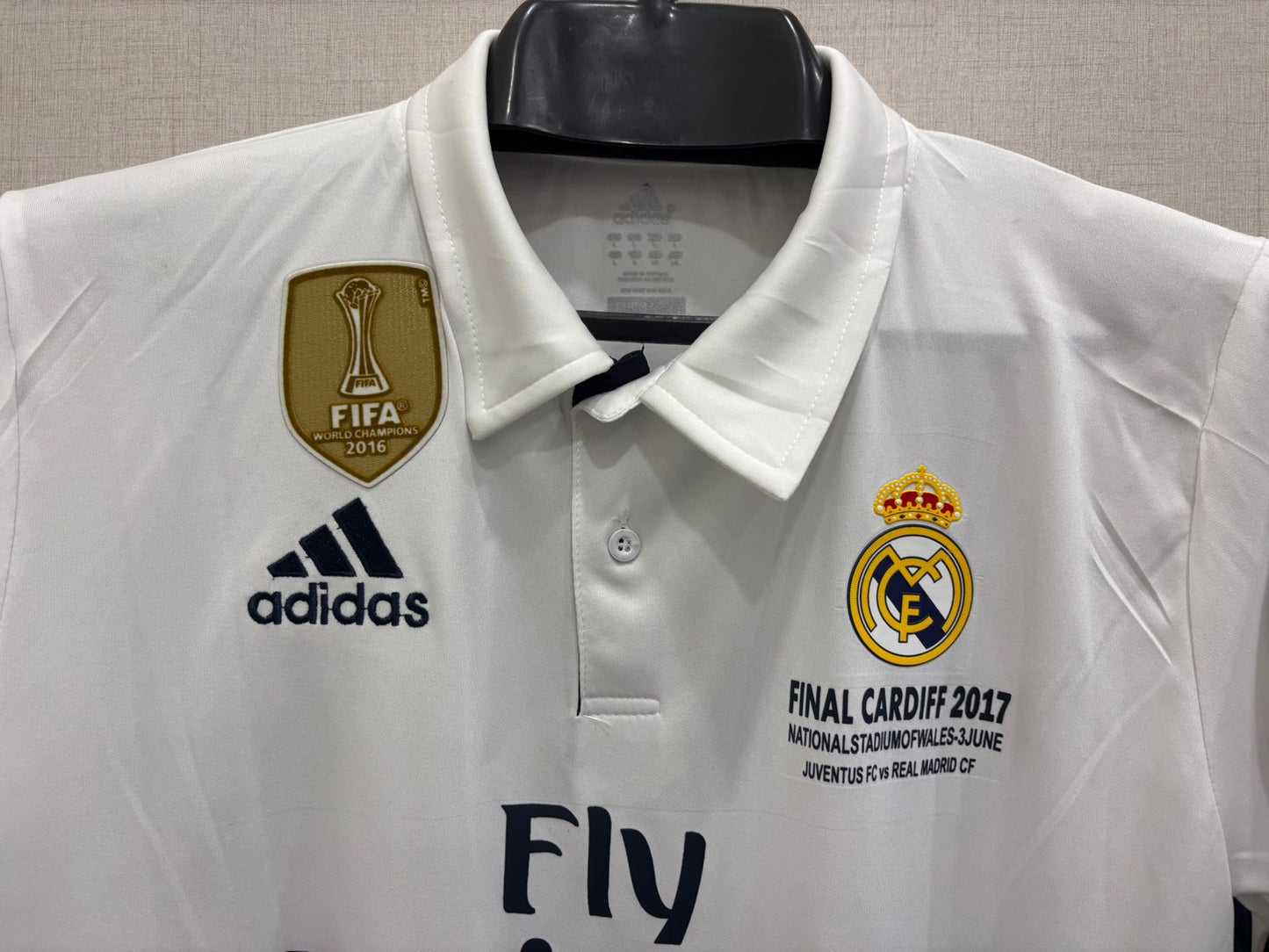 RONALDO 7 REAL MADRID 2017 SHIRT(ORIGINAL LOGO)