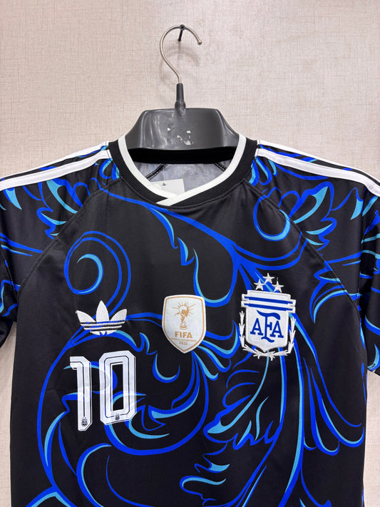 MESSI 10 ARGENTINA AWAY FIFA CUP EMBROIDED LOGO JERSEY 2026