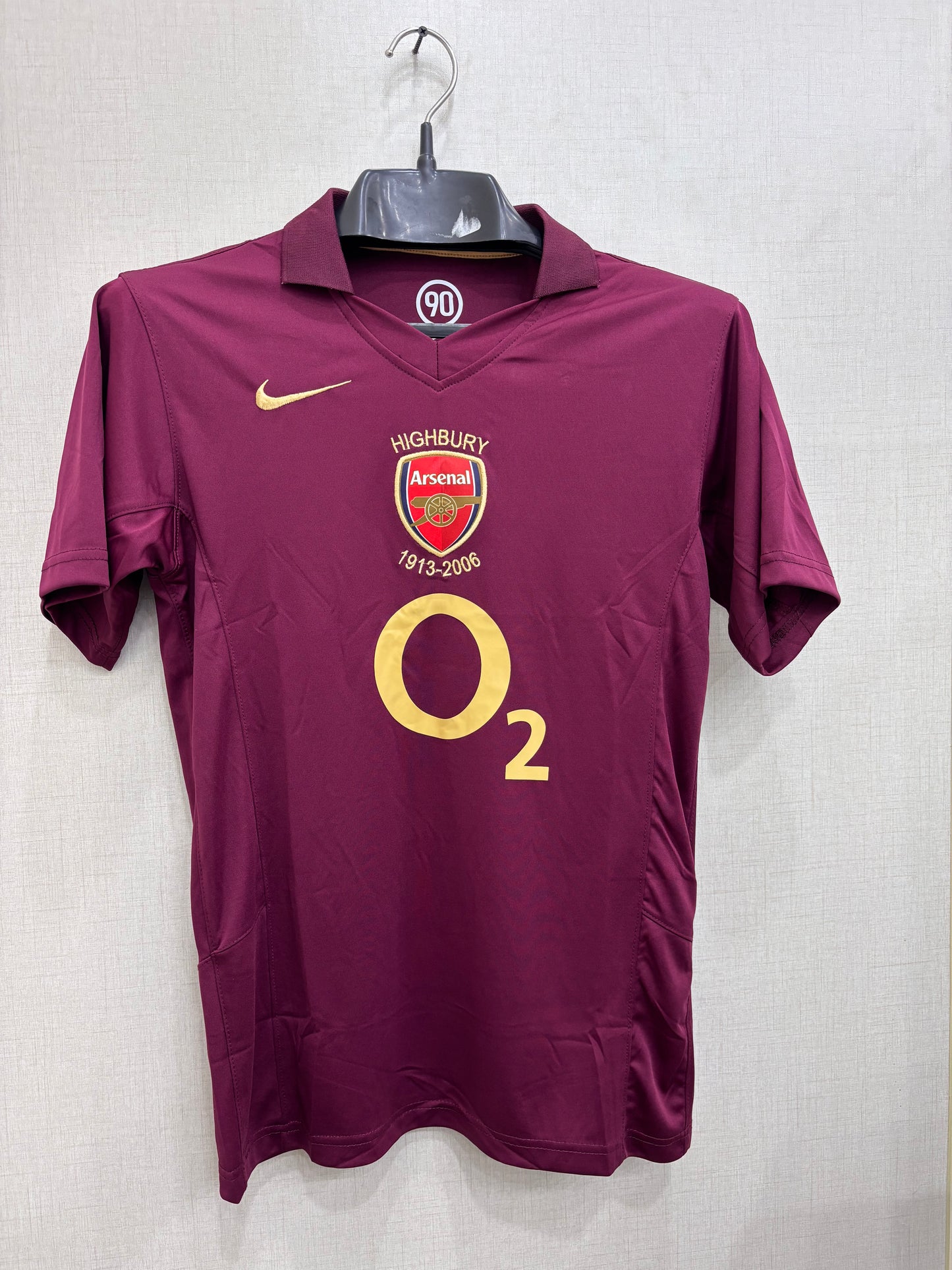 ARSENAL 2005/06 HENRY SHIRT (EMBROIDED LOGO)
