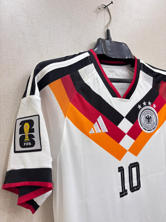 GERMANY HOME FIFA CUP SHIRT WITH SHORT (EMBROIDERY LOGO)