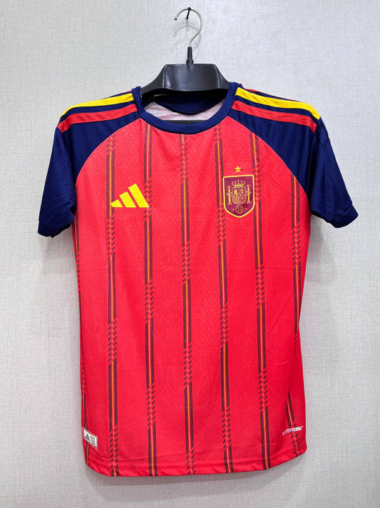 SPAIN HOME FIFA CUP PLAYER VERSION LOGO JERSEY 2026