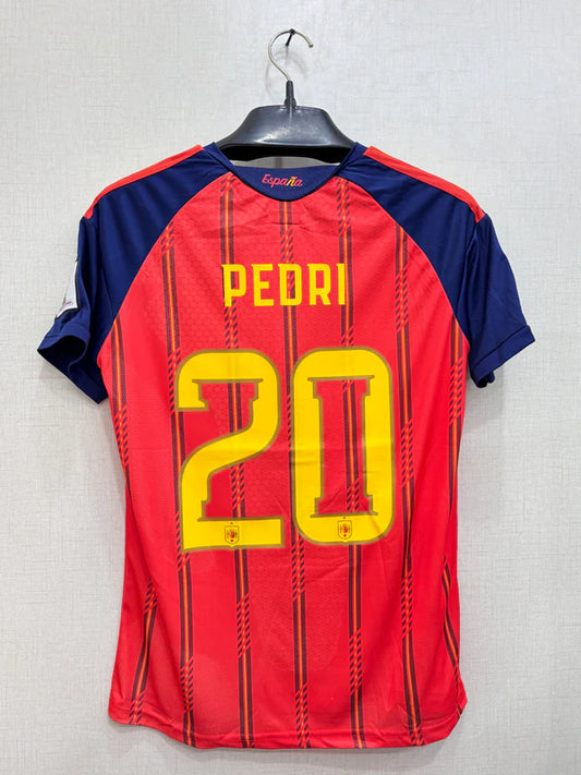 SPAIN HOME FIFA CUP JERSEY WITH SHORT 2026(EMBROIDED LOGO)