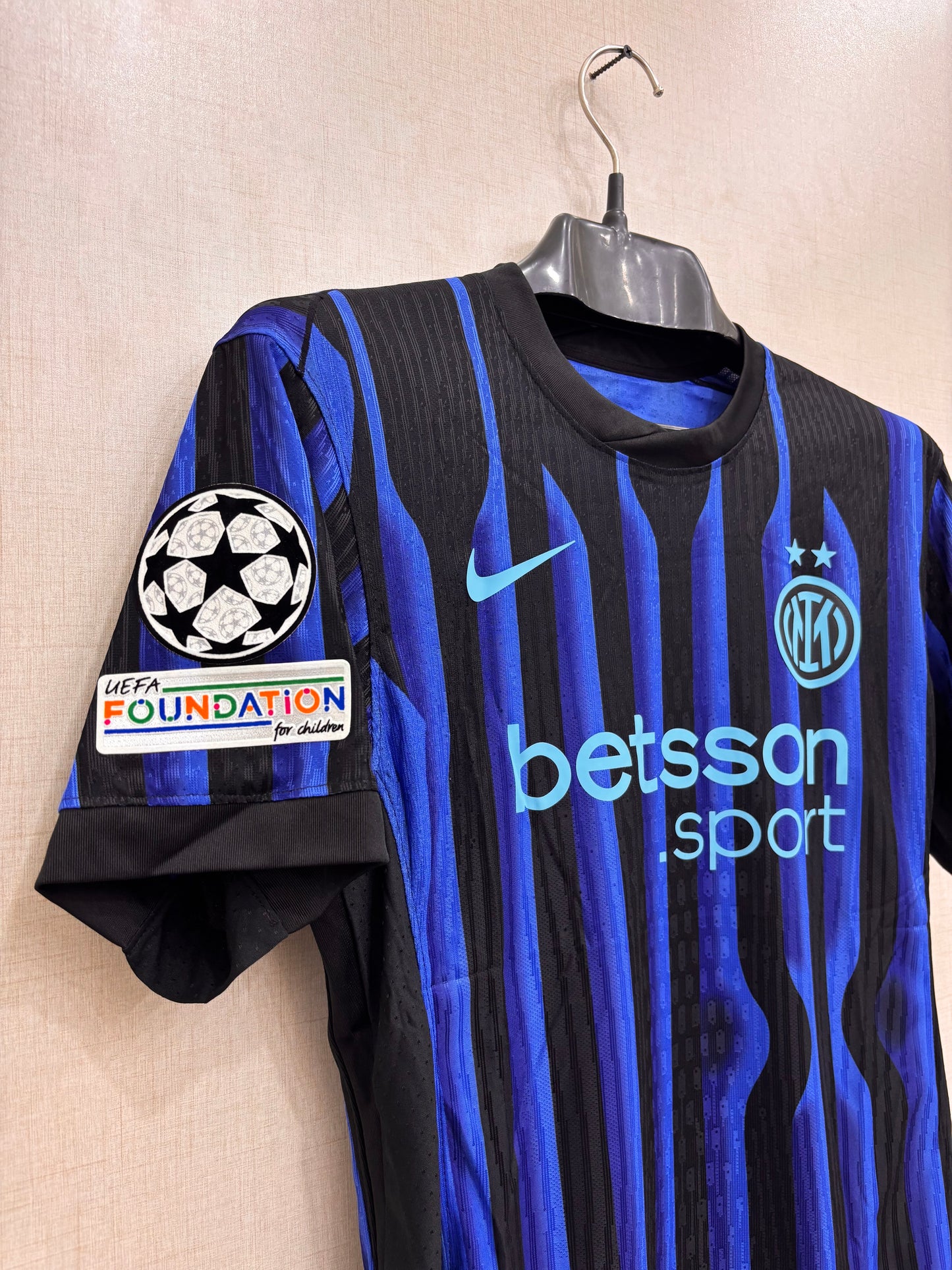 INTER MILAN HOME AUTHENTIC PLAYER VERSION SHIRT