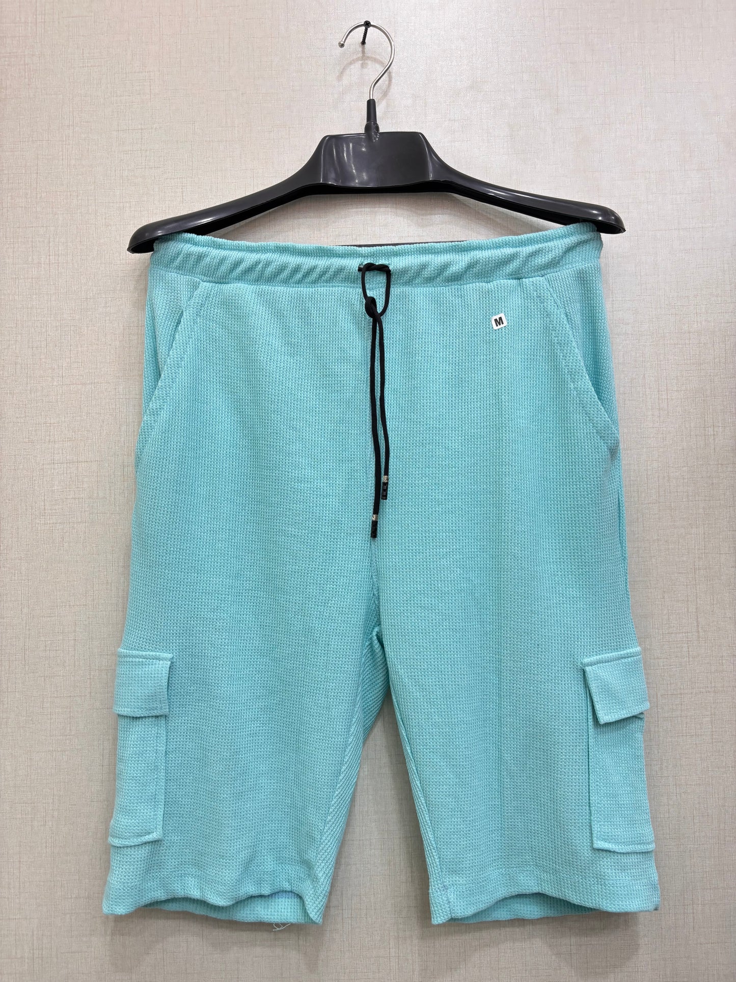 COTTON WAFFLE SHORTS 2 QUARTER