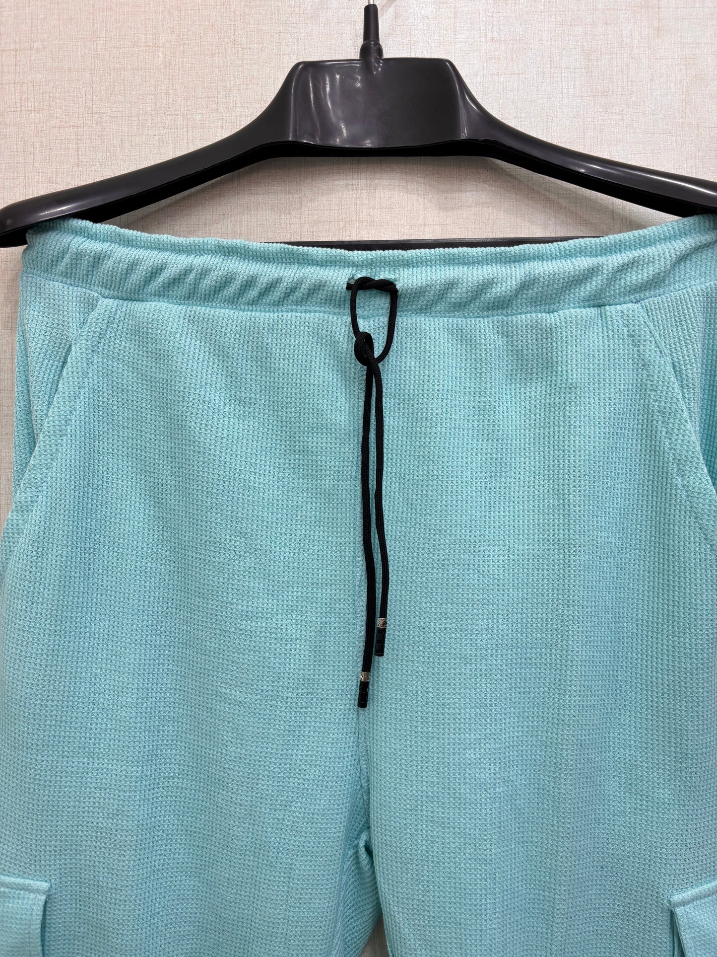 COTTON WAFFLE SHORTS 2 QUARTER