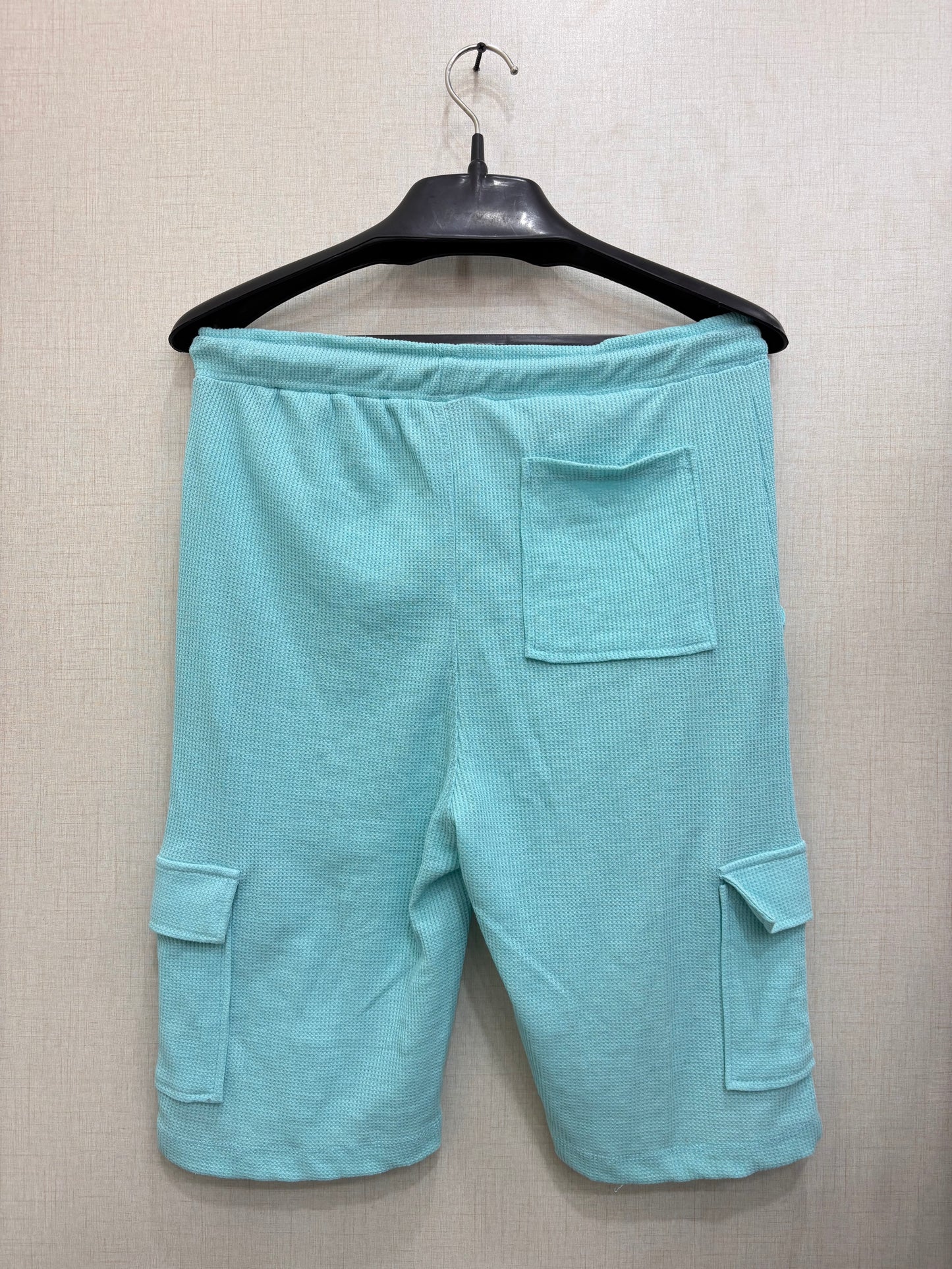 COTTON WAFFLE SHORTS 2 QUARTER