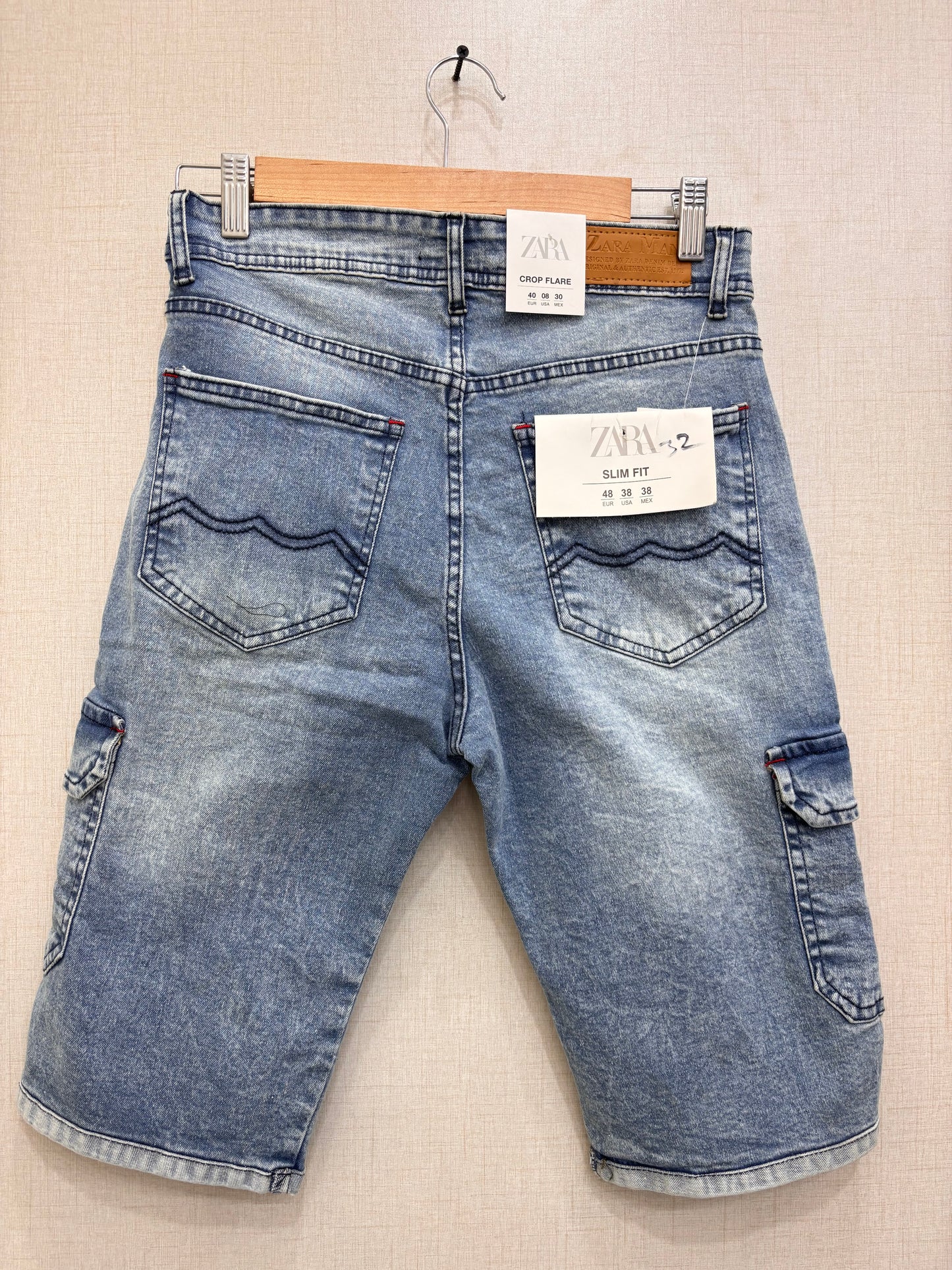 ZARA MEN DENIM SHORTS