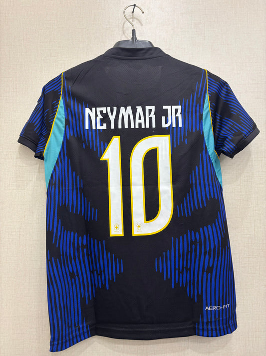 NEYMAR JR BRAZIL AWAY FIFA CUP JERSEY (EMBROIDED LOGO)