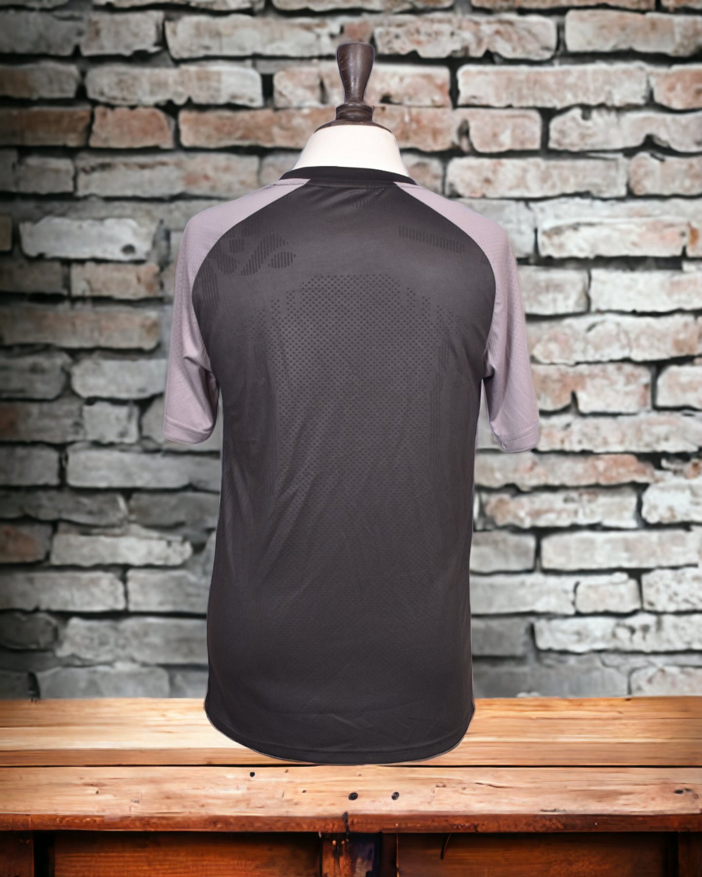 GREY AND BLACK RAGLAN DRI-FIT SWEAT ABSORBANT SHIRT