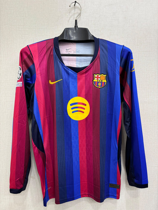 BARCELONA HOME JERSEY 26/27 (EMBROIDED LOGO)