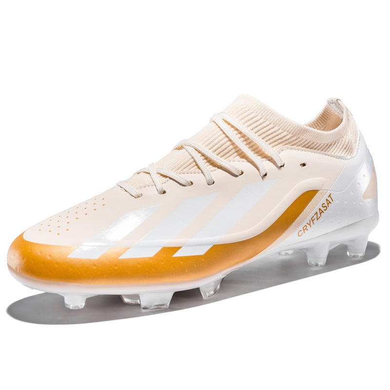 PRO FOOTBALL STUDS-GOLDEN/WHITE