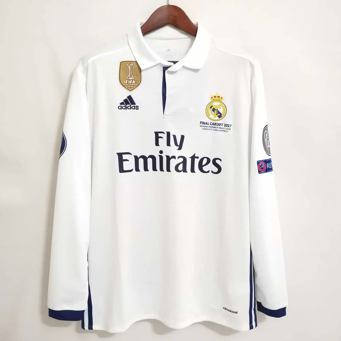 REAL MADRID HOME RONALDO 7 2017 FINAL SHIRT (PLAYER VERSION)