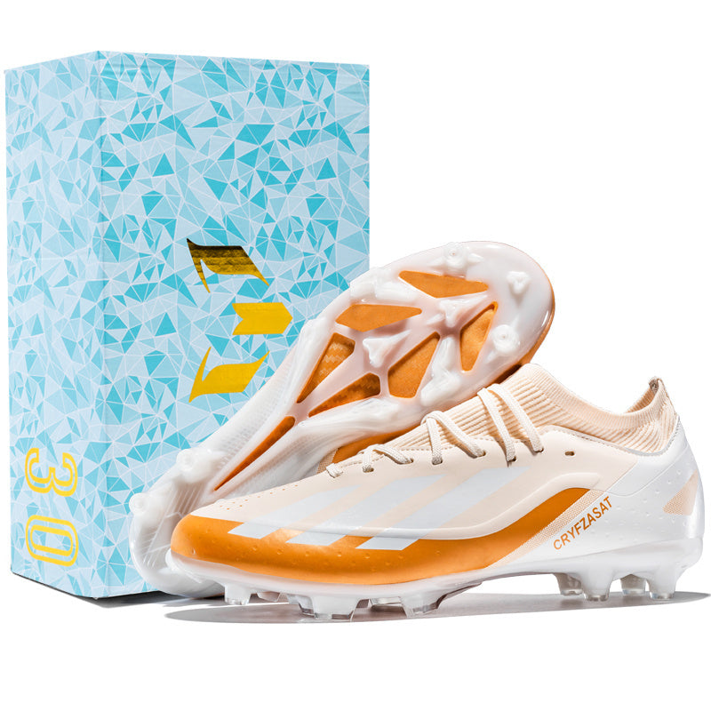 PRO FOOTBALL STUDS-GOLDEN/WHITE