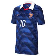 MBAPPE 10 FRANCE HOME FIFA CUP JERSEY (EMBROIDED LOGO)