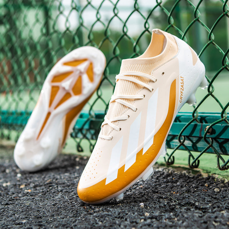 PRO FOOTBALL STUDS-GOLDEN/WHITE