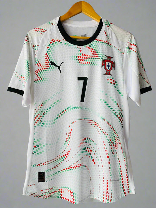 PORTUGAL AWAY RONALDO 7 JERSEY (PLAYER VERSION LOGOS)