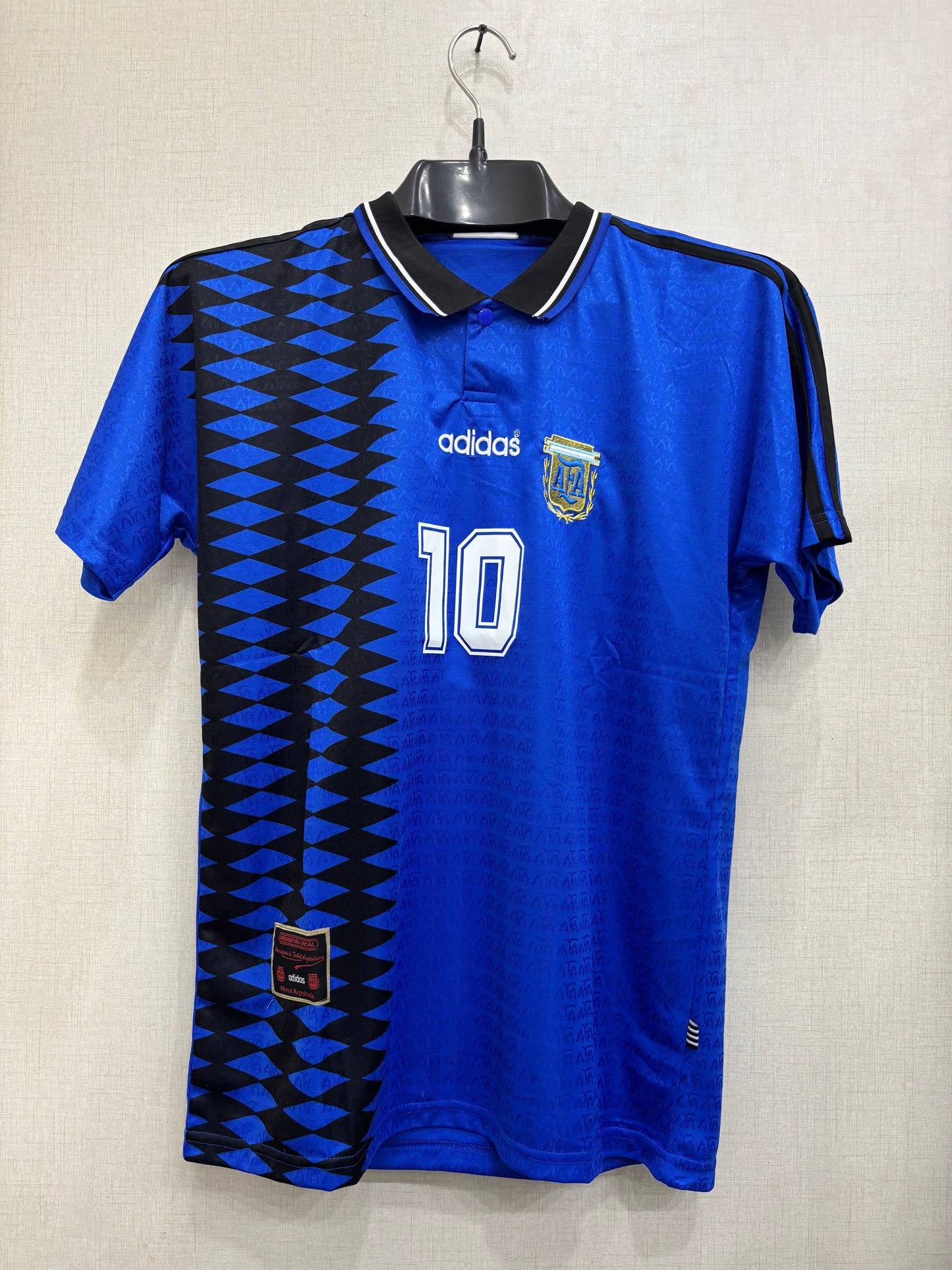 ARGENTINA HOME MARADON 10 FIFA 1994 ORIGINAL SHIRT