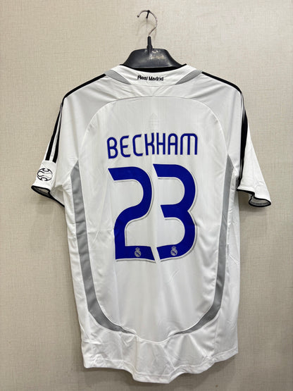 BECKHAM REAL MADRID HOME 2006/07 ORIGINAL Jersey