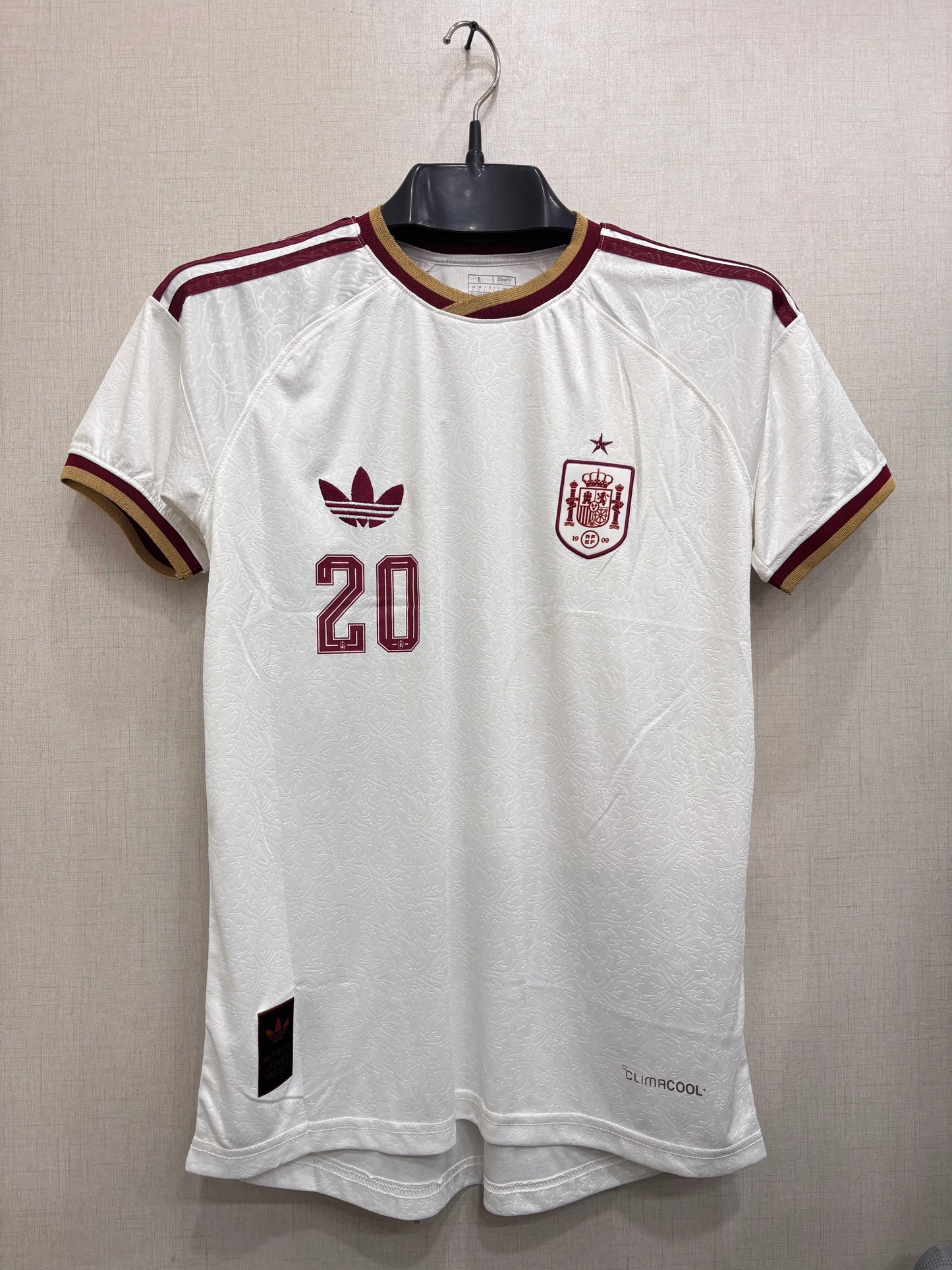 SPAIN AWAY FIFA CUP JERSEY 2026 (EMBROIDED LOGO)
