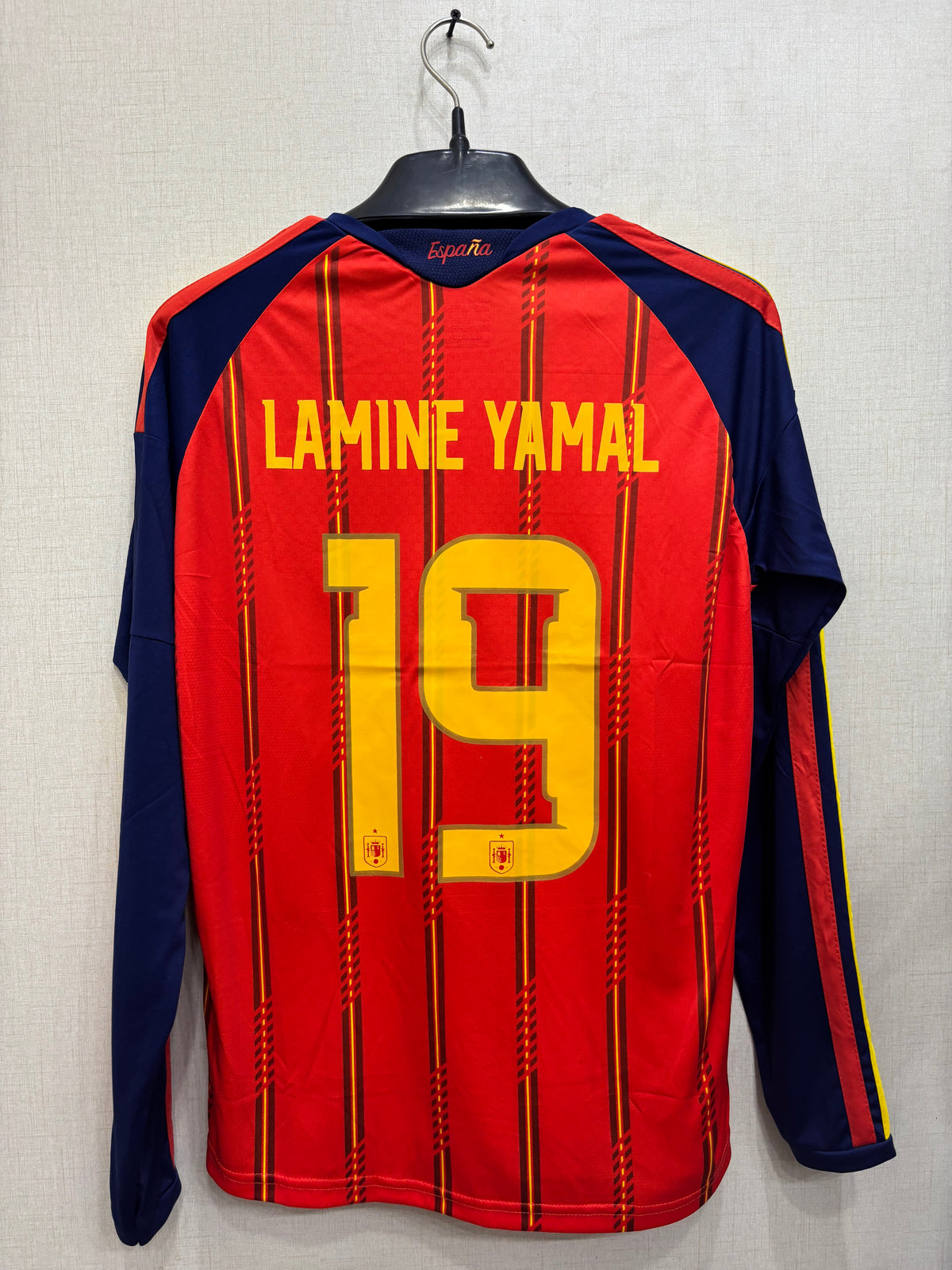 SPAIN HOME FIFA WORLD CUP WINNER JERSEY (3D LOGO)