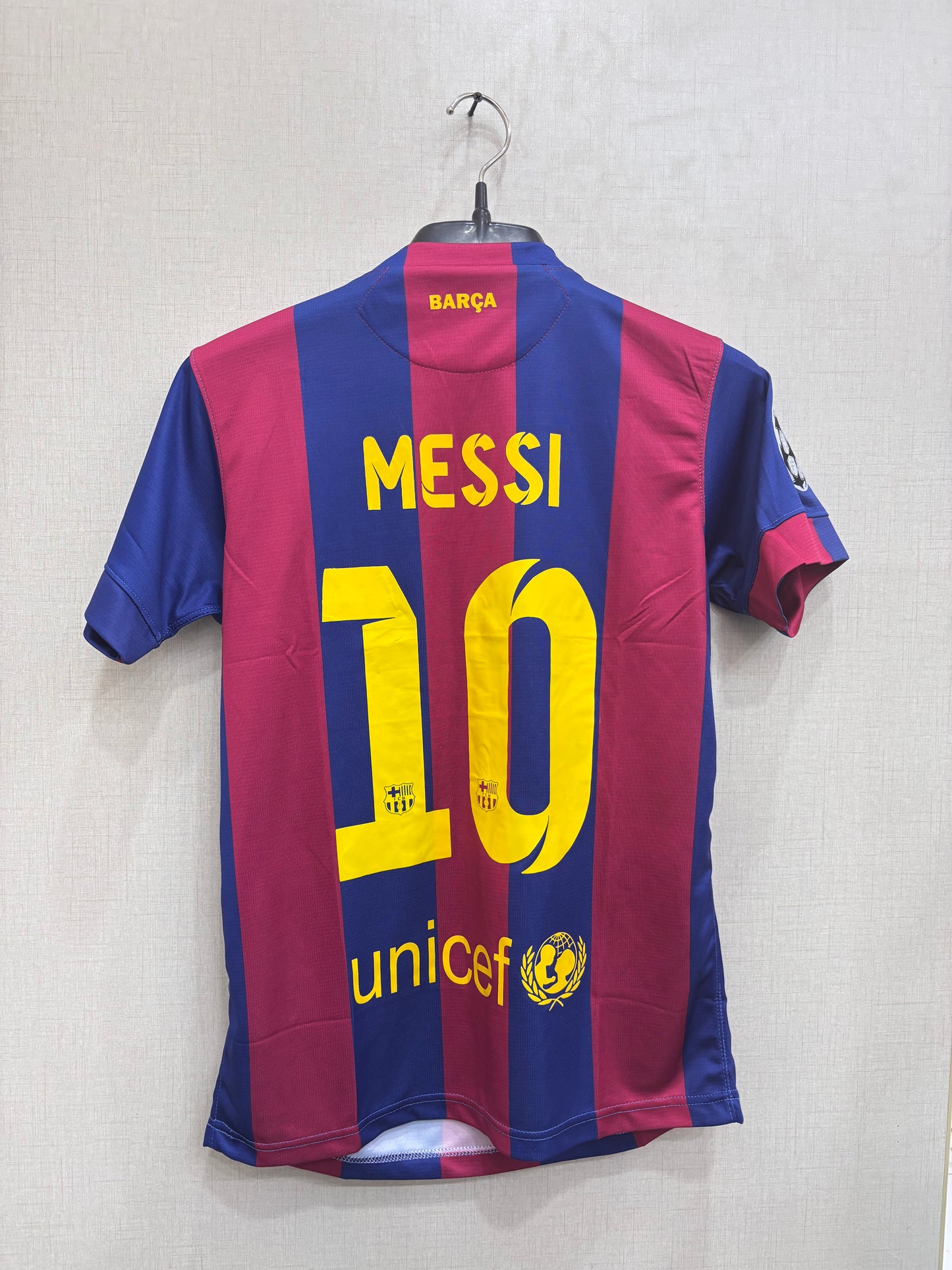 BARCA 2015 FINAL  HALF SLEEVE SHIRT EMBROIDED LOGO