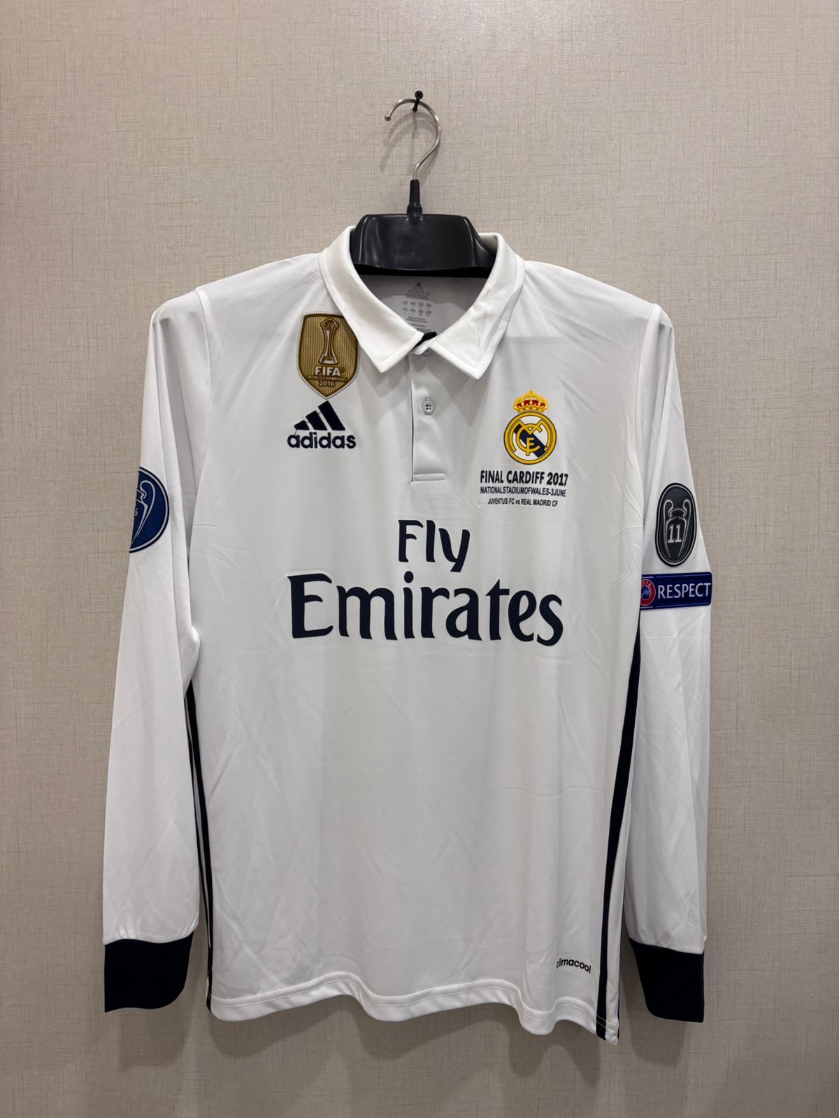 RONALDO 7 REAL MADRID 2017 SHIRT(ORIGINAL LOGO)