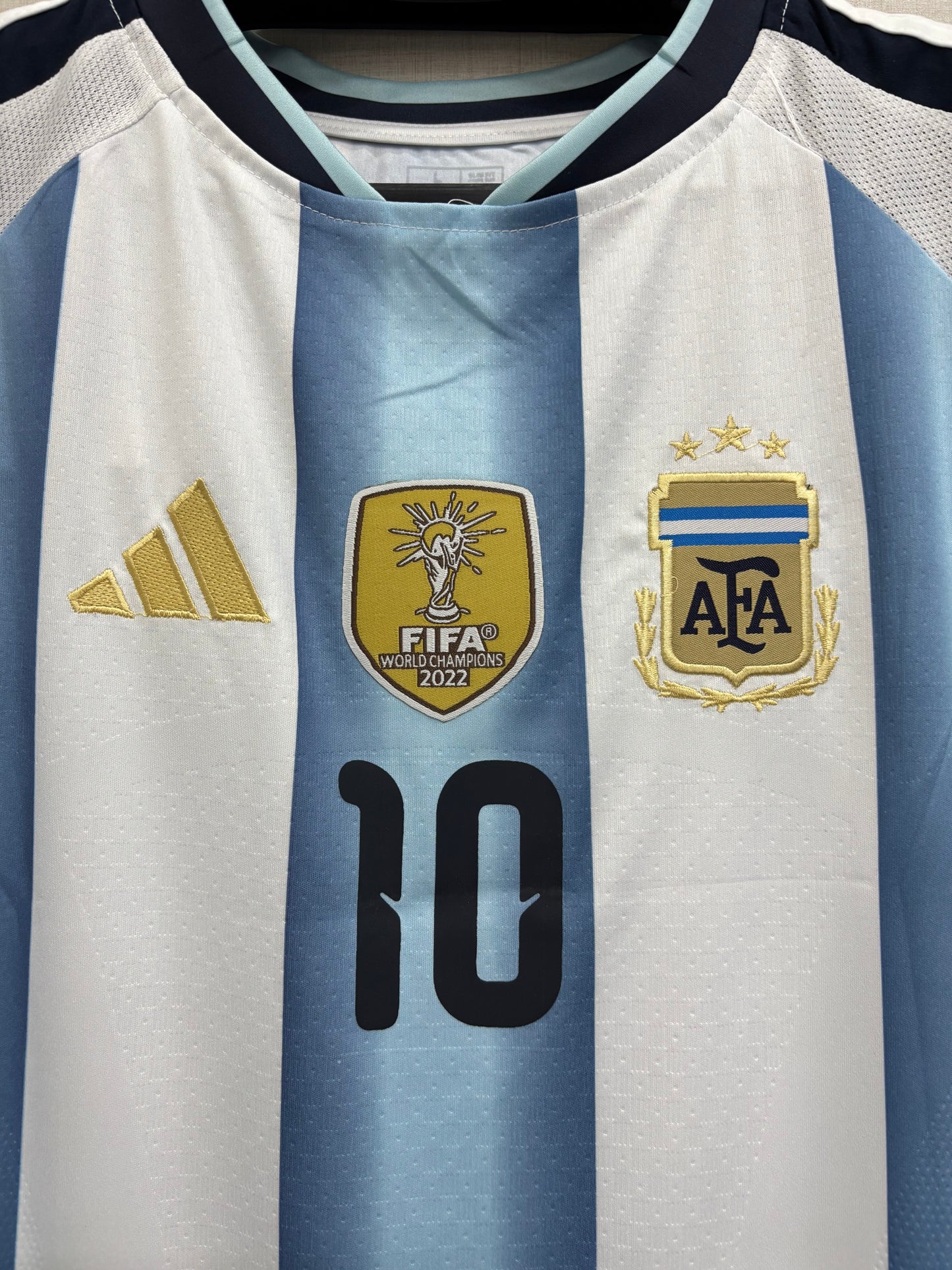 MESSI 10 ARGENTINA HOME FIFA CUP JERSEY 2026 (EMBROIDED LOGO)