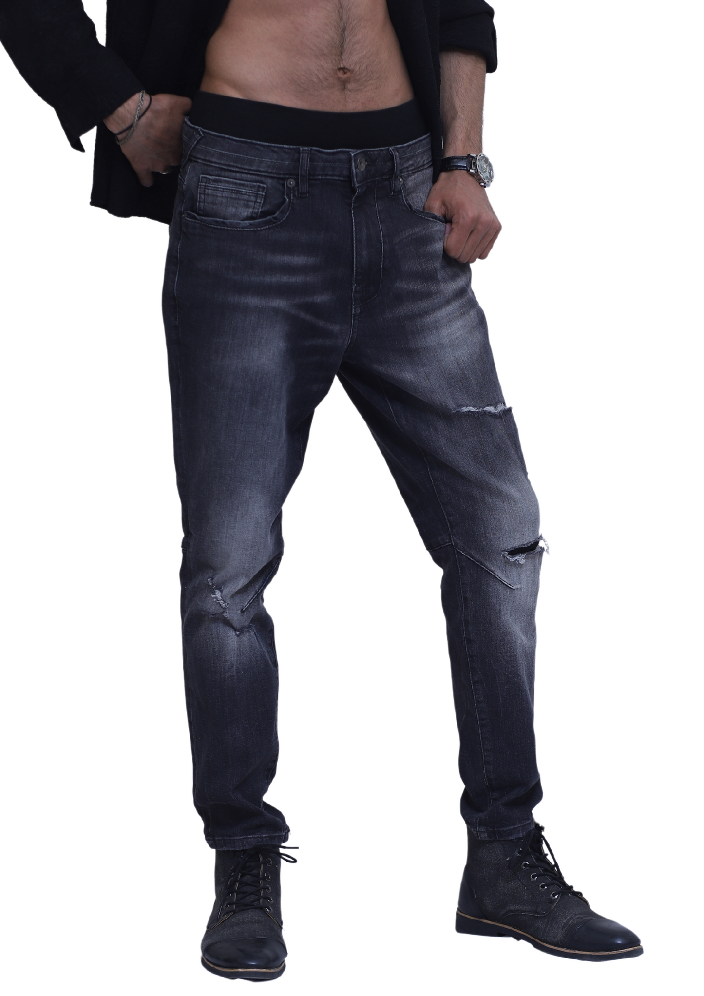 Slim Fit Ripped Jeans ANT STORE