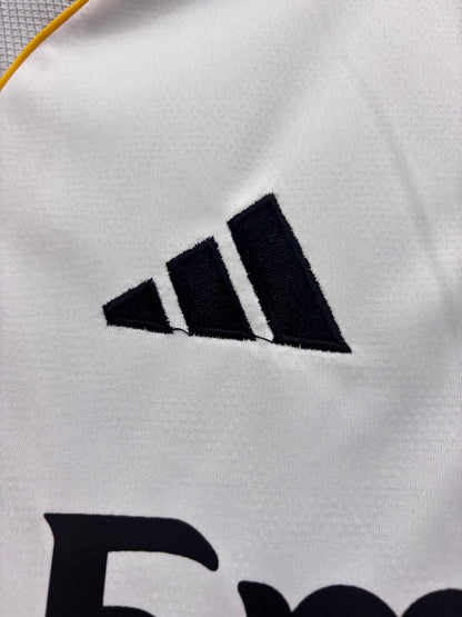 Real Madrid Home half sleeve  Shirt 25/26(EMBROIDED LOGO)