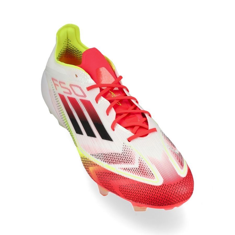 Adidas F50 Elite FG Pure Victory - Footwear White/Core Black/Solar Yellow