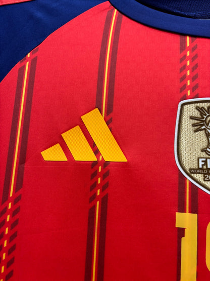 SPAIN HOME FIFA WORLD CUP WINNER JERSEY (3D LOGO)