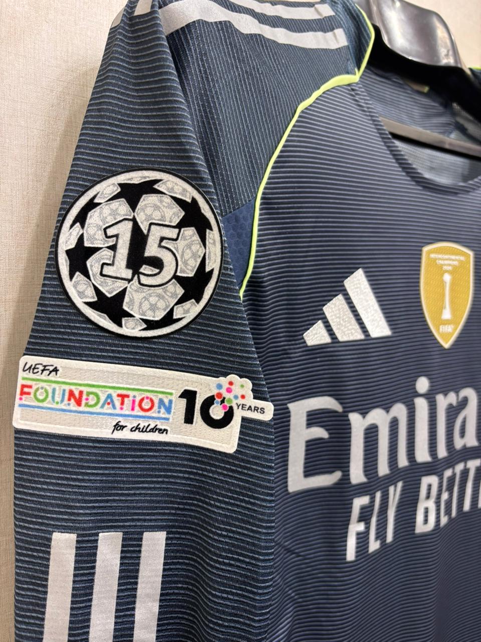 Real Madrid AWAY Shirt 25/26 HALF SLEEVE (PLAYER VERSION)