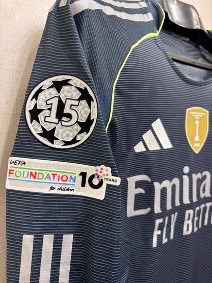 Real Madrid AWAY Shirt 25/26 HALF SLEEVE (PLAYER VERSION)