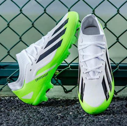 Pro Football Studs-Green/white