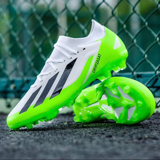 Pro Football Studs-Green/white