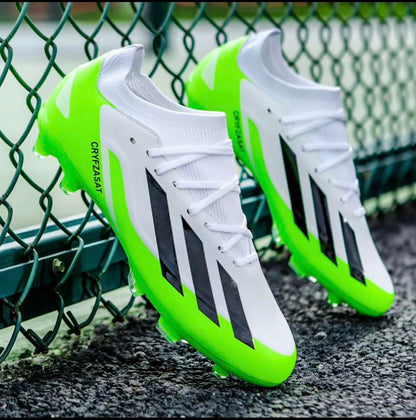Pro Football Studs-Green/white