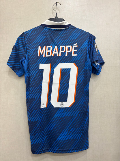 MBAPPE 10 FRANCE HOME FIFA CUP JERSEY (EMBROIDED LOGO)