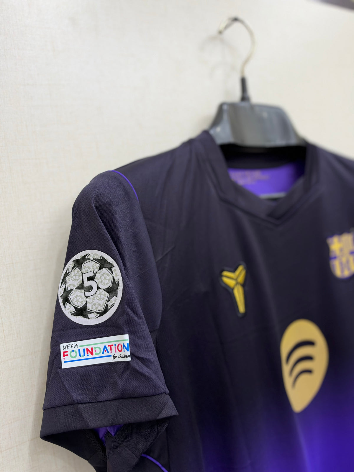 BARCELONA AWAY JERSEY 26/27 (EMBROIDED LOGO)