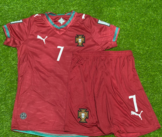 RONALDO 7 PORTUGAL HOME  KIDS KIT 2026