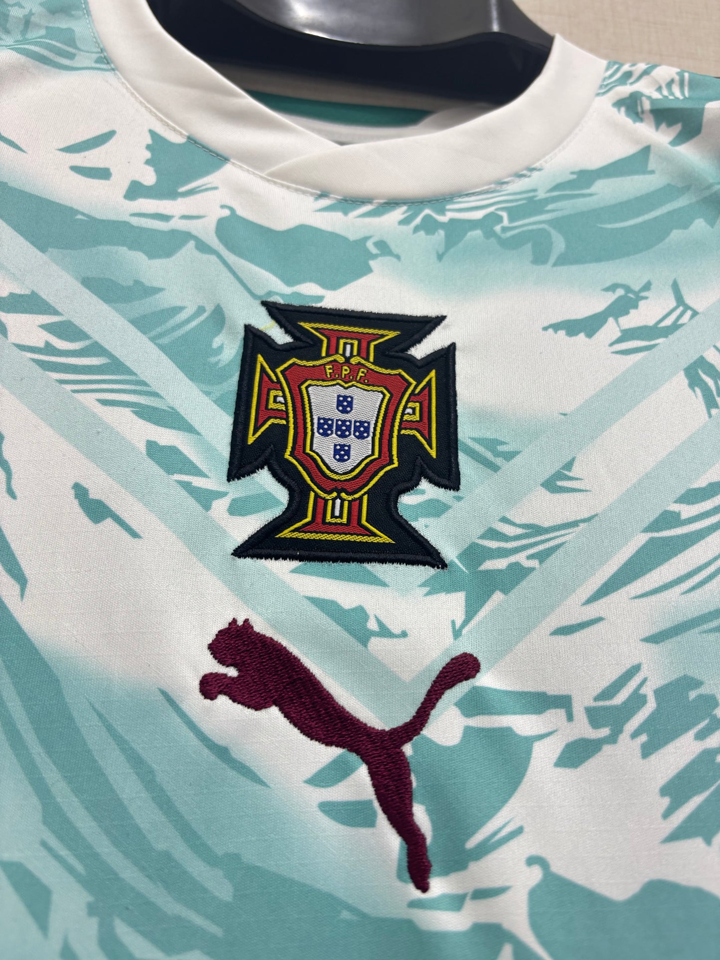 PORTUGAL AWAY FIFA CUP JERSEY (EMBROIDED LOGO)