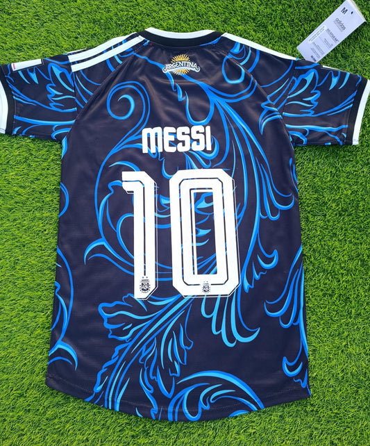 MESSI 10 ARGENTINA AWAY FIFA CUP EMBROIDED LOGO JERSEY 2026