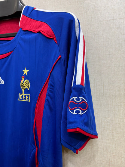 FRANCE ZIDANE 10 FIFA 2006 ORIGINAL HOME JERSEY