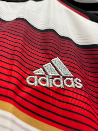 GERMANY HOME THOMAS MULLER 13 FIFA WORLD CUP 2014 ORIGINAL SHIRT