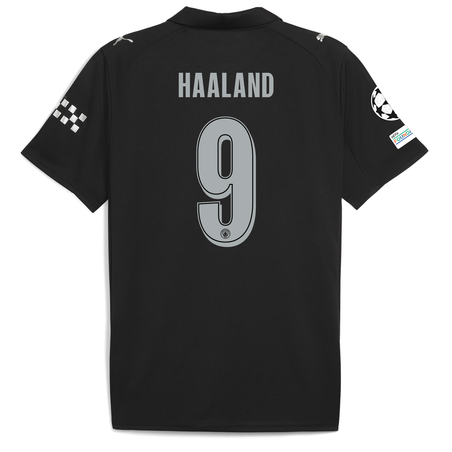 HAALAND 9 MANCHESTER CITY AWAY SHIRT(EMBROIDED LOGO)
