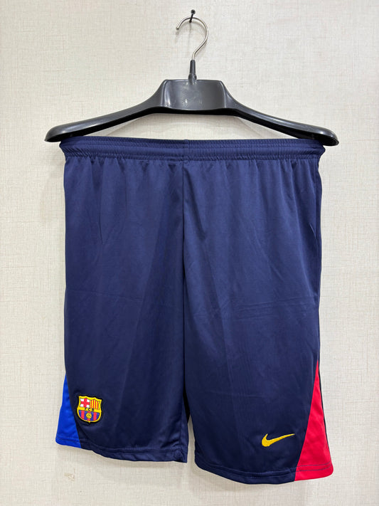 BARCELONA HOME SHORTS 26/27 EMBROIDED LOGO)
