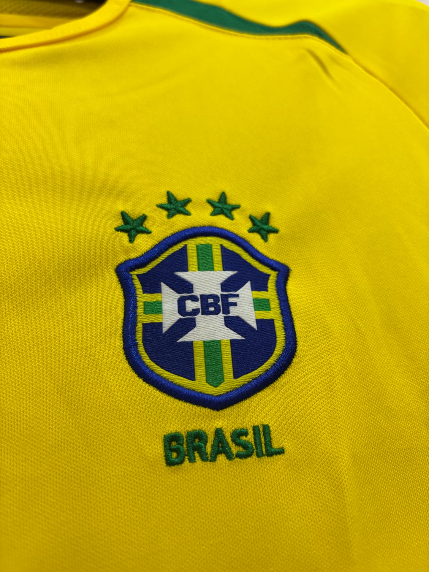 BRAZIL RONALDO 9 FIFA 2002 HOME ORIGINAL SHIRT