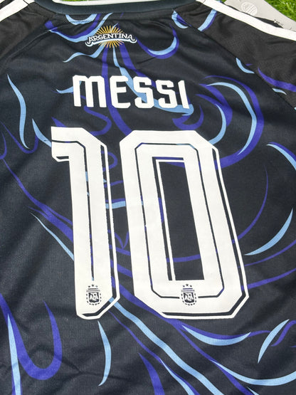 MESSI 10 ARGENTINA AWAY FIFA CUP  KIDS KIT (EMBROIDED LOGO)